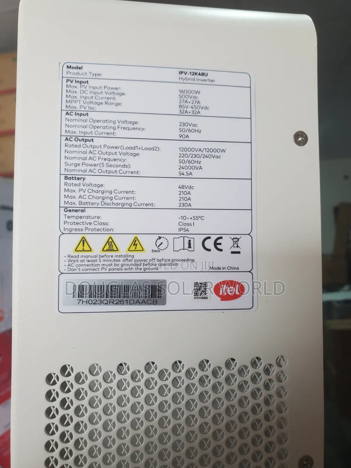 Itel Energy 12kva 48v Hybrid Inverter