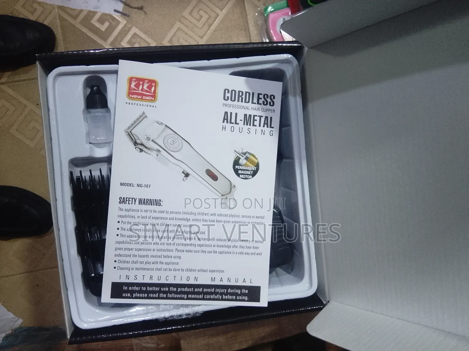 Kiki Newgain All Metal Rechargeable Clipper