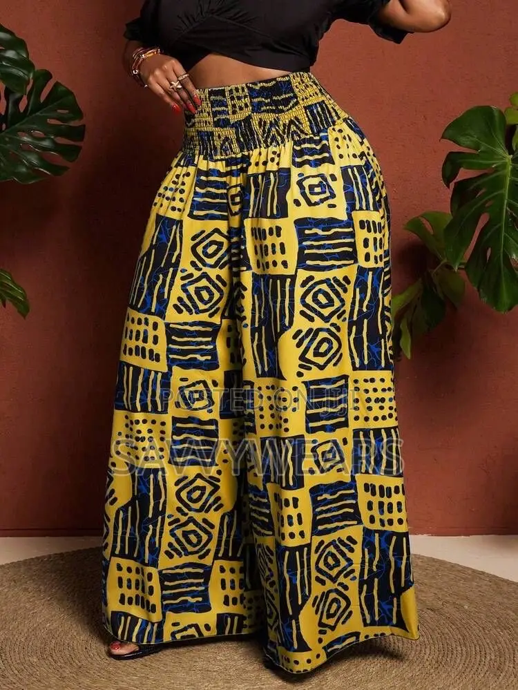 Big Palazzo With Smoked Waist 