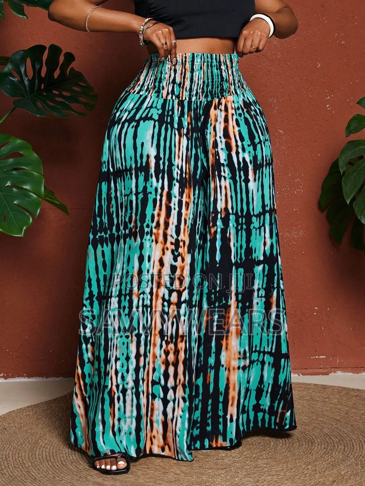 Big Palazzo With Smoked Waist 