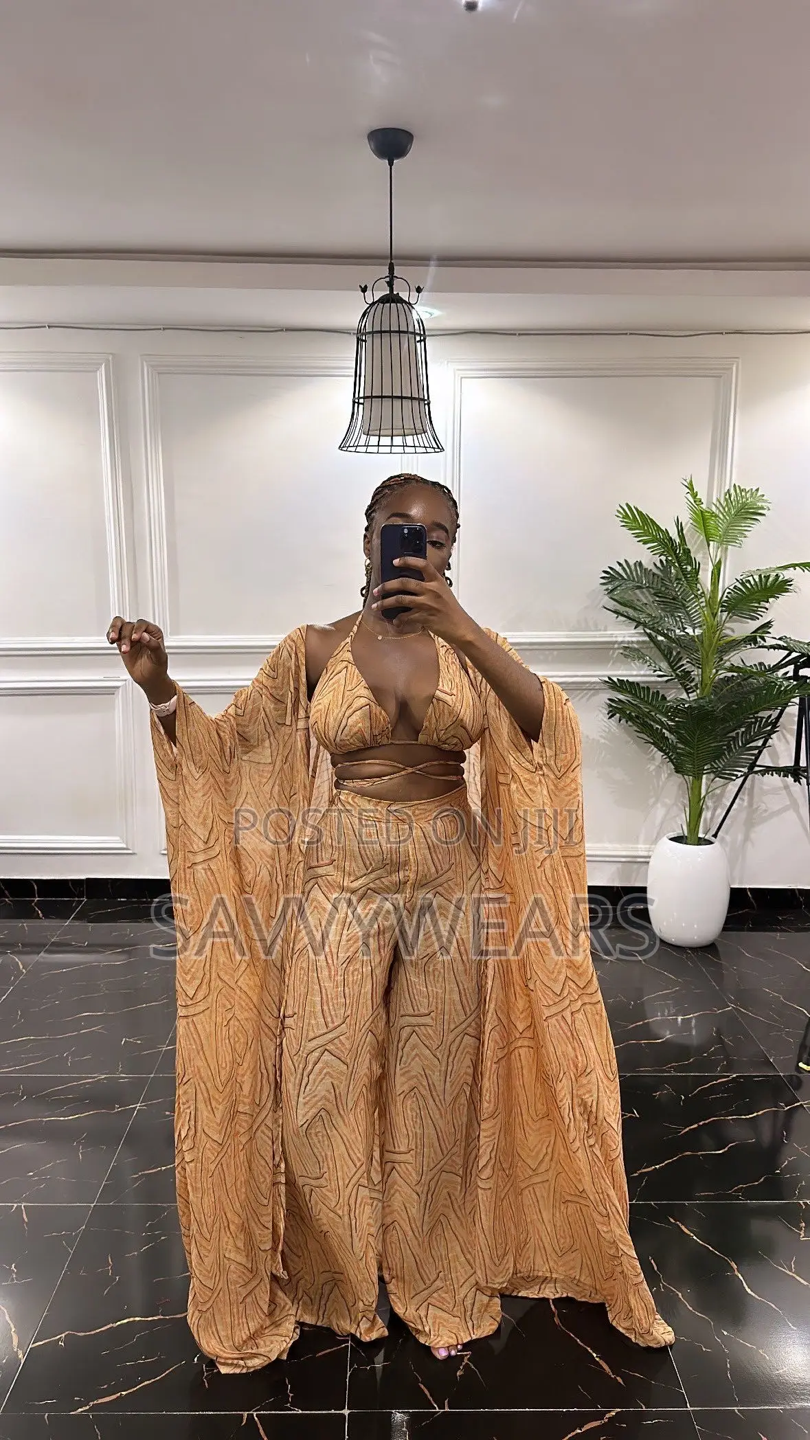 3 in 1 Kimono, Pant and Bra Dress