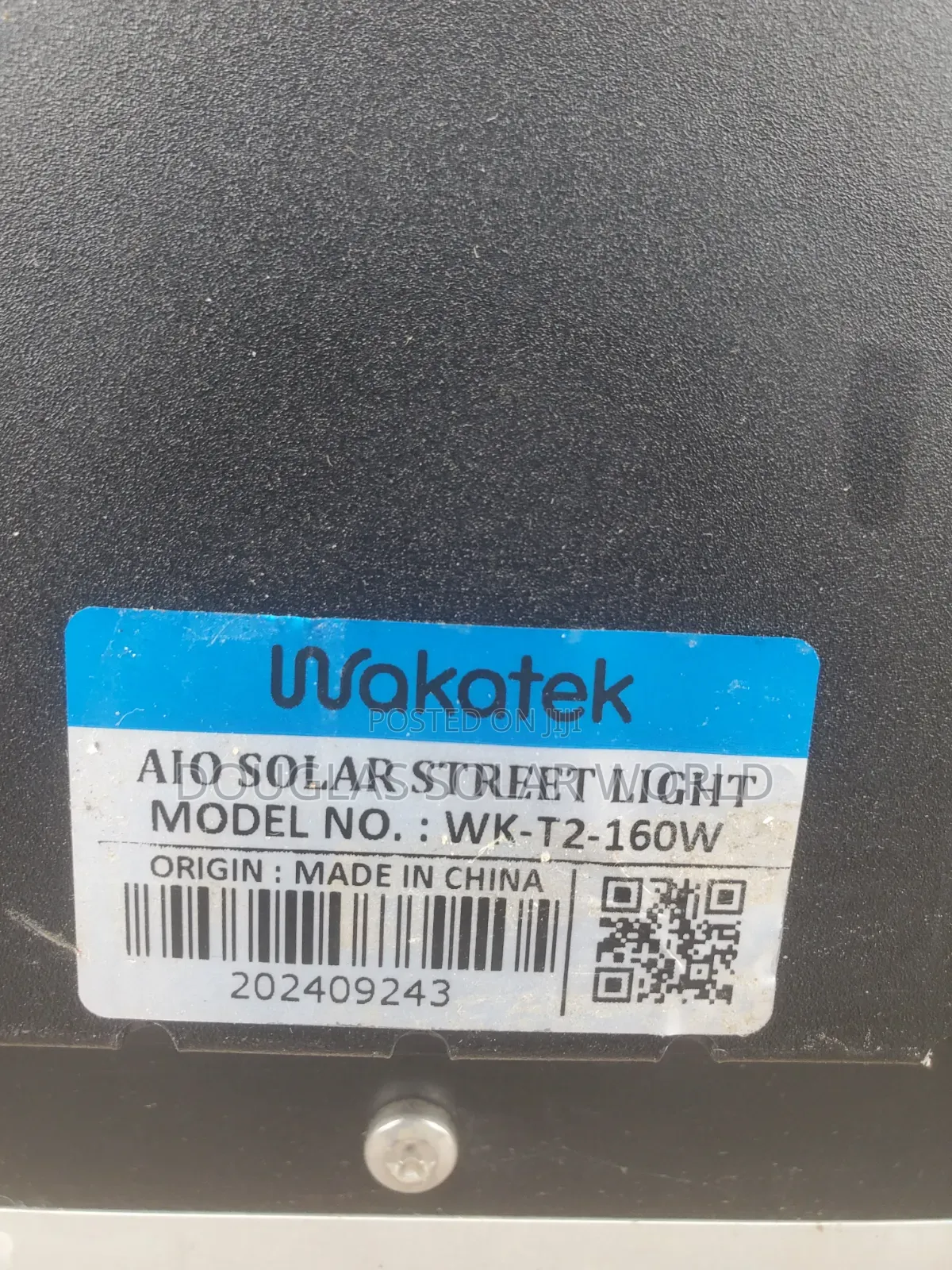 Wakatek 160w All-in-One Solar Street Light