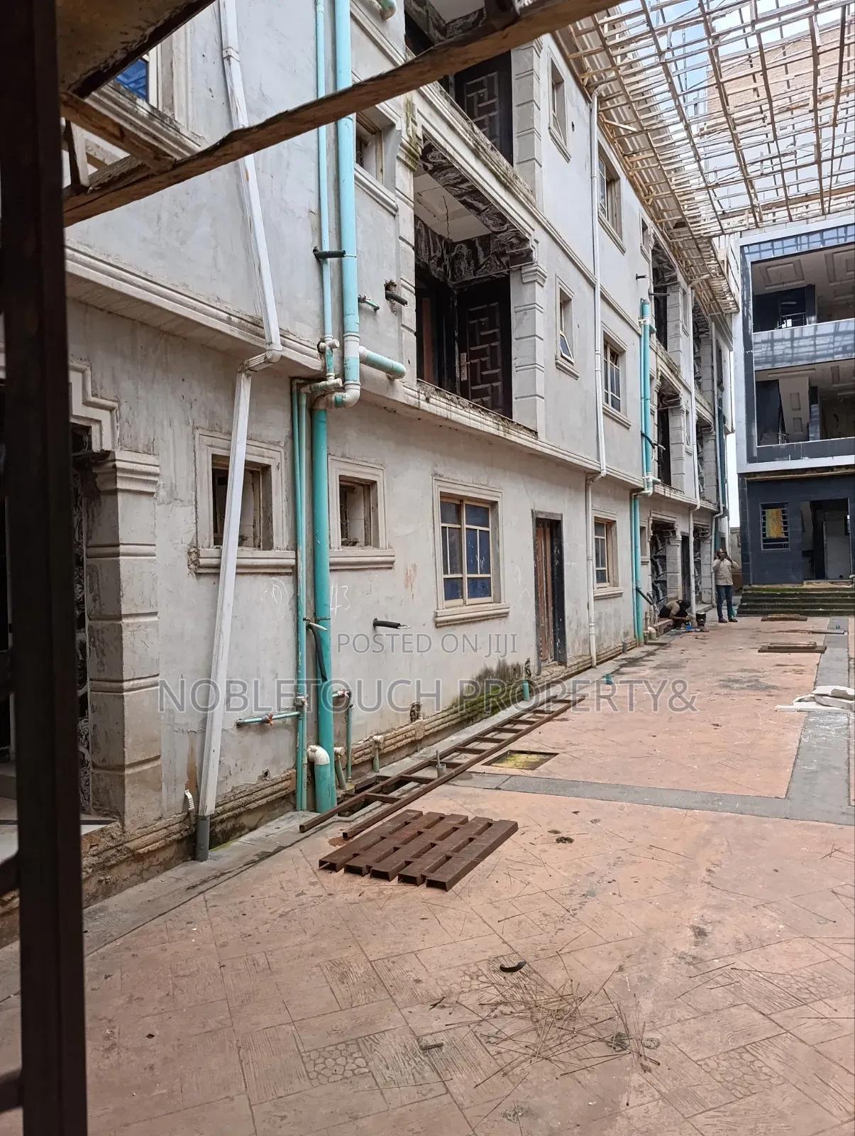 18 Apartments on Tarred Street/Road at Isheri Olofin Lagos