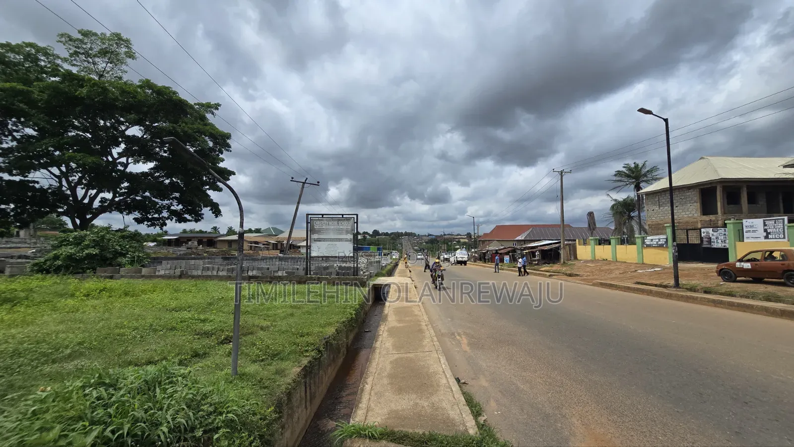 A Full Standard Plot of Land Facing the Main Road at Moniya Ibadan