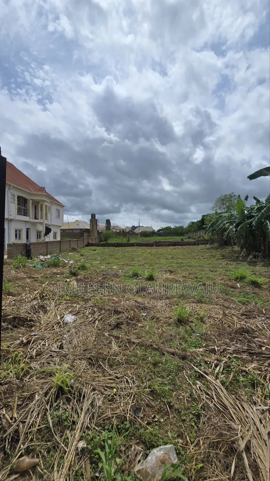 A Full Standard Plot of Land Facing the Main Road at Moniya Ibadan