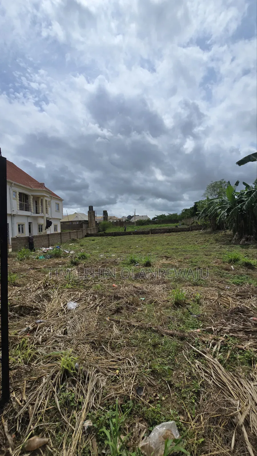 A Full Standard Plot of Land Facing the Main Road at Moniya Ibadan