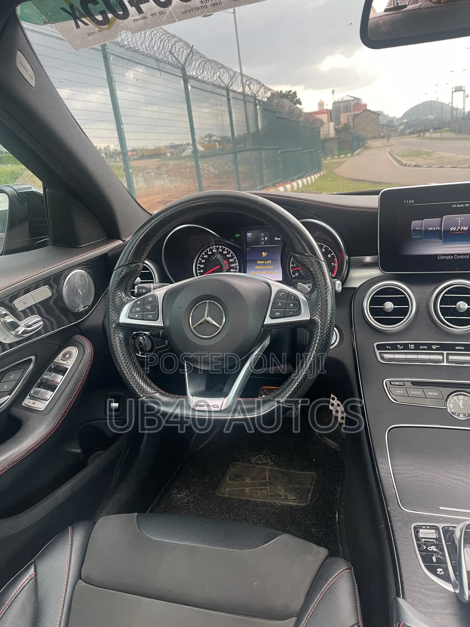 Mercedes-Benz C43 4Matic Sedan AWD (3.0L V6 9AM) 2017 Black