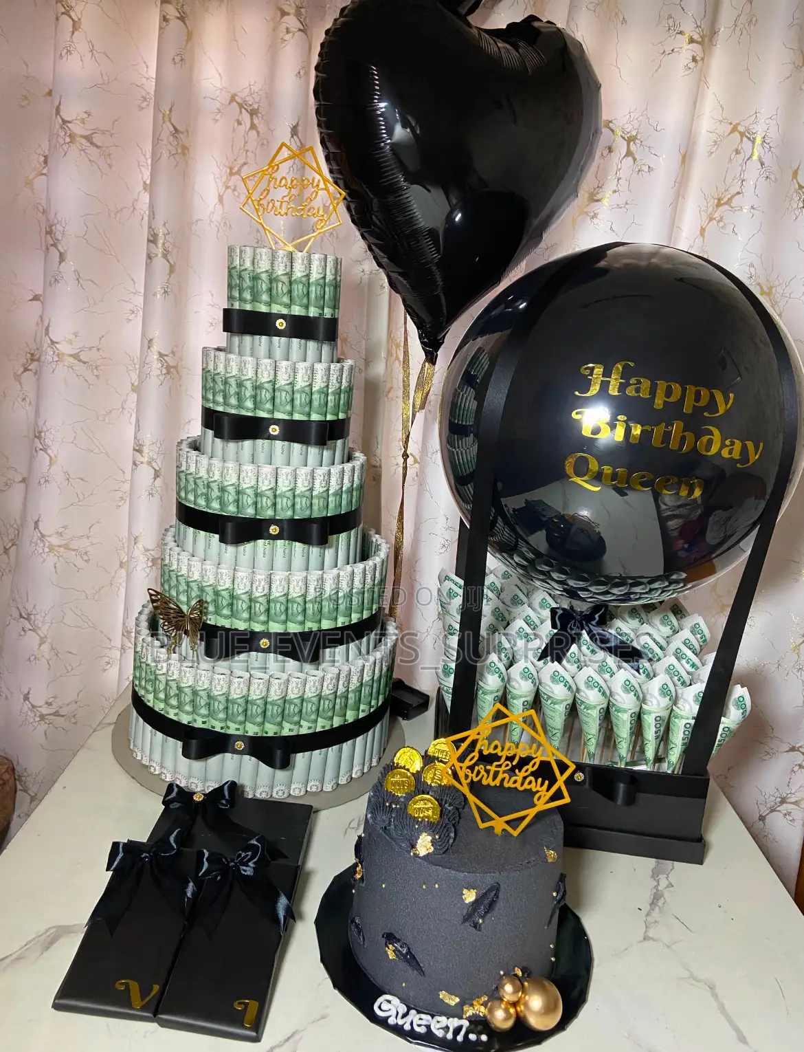 Money Cake ,Money Tower ,Birthday Package for Him /Her