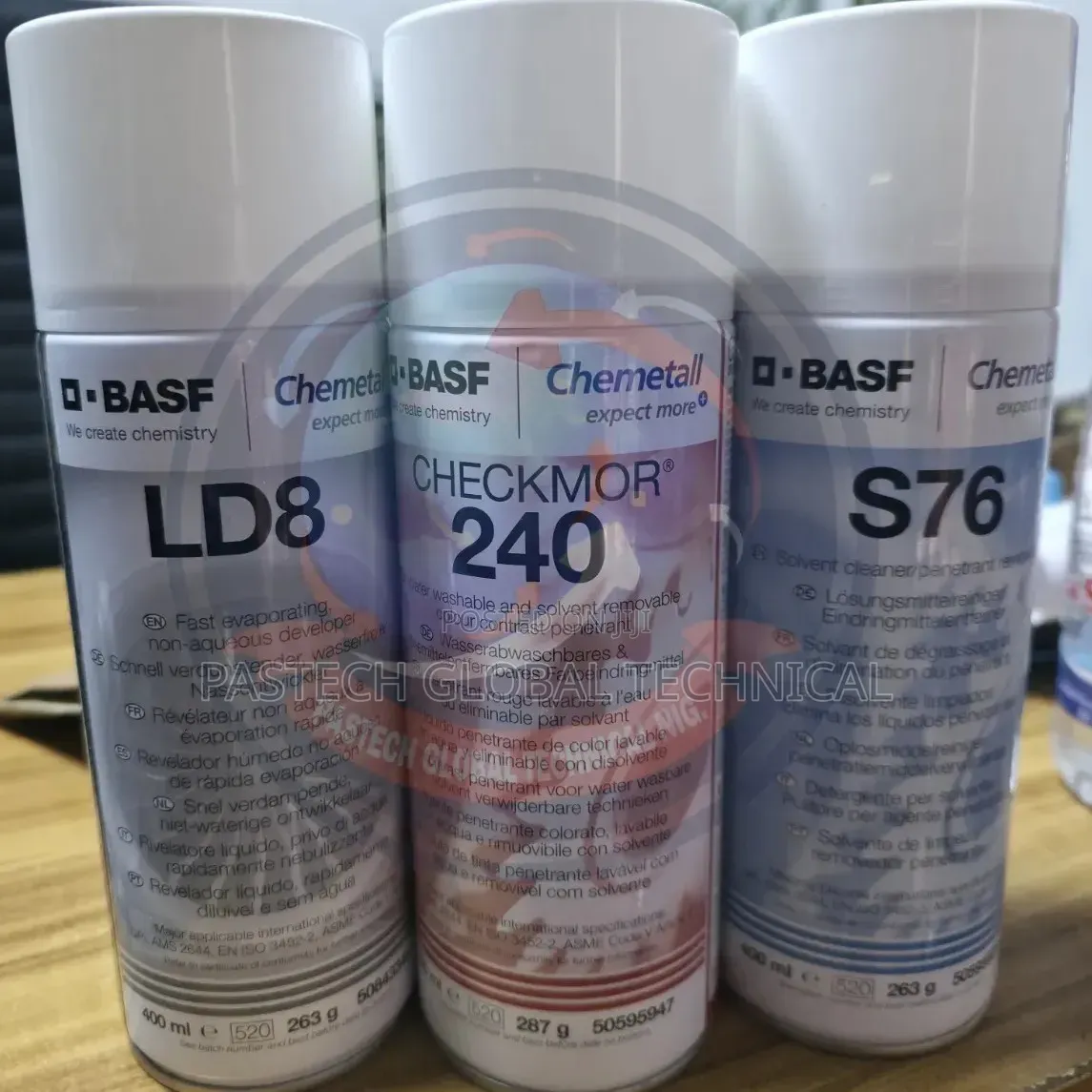 Chemetall Checkmor 240, S76, Ld8 (Ndt Testing Kit)