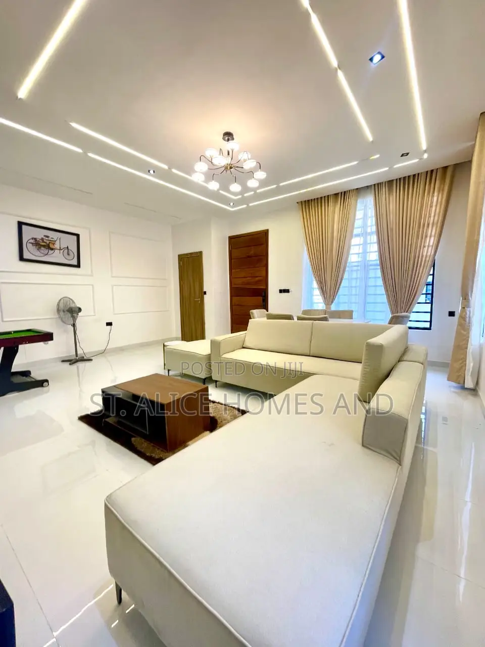 Maddison Prince Coll (3 Bedroom) With Snooker Board In Festac Lagos
