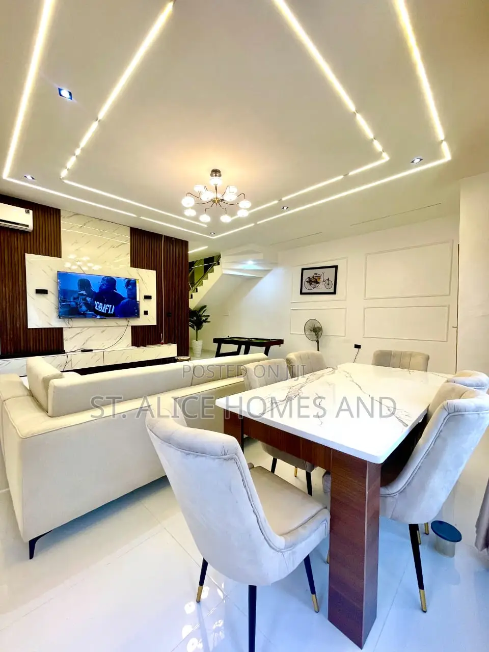 Maddison Prince Coll (3 Bedroom) With Snooker Board In Festac Lagos