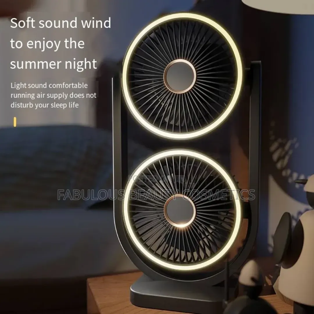 Multifunctional Desktop Dual-Head Fan (Fs-29)