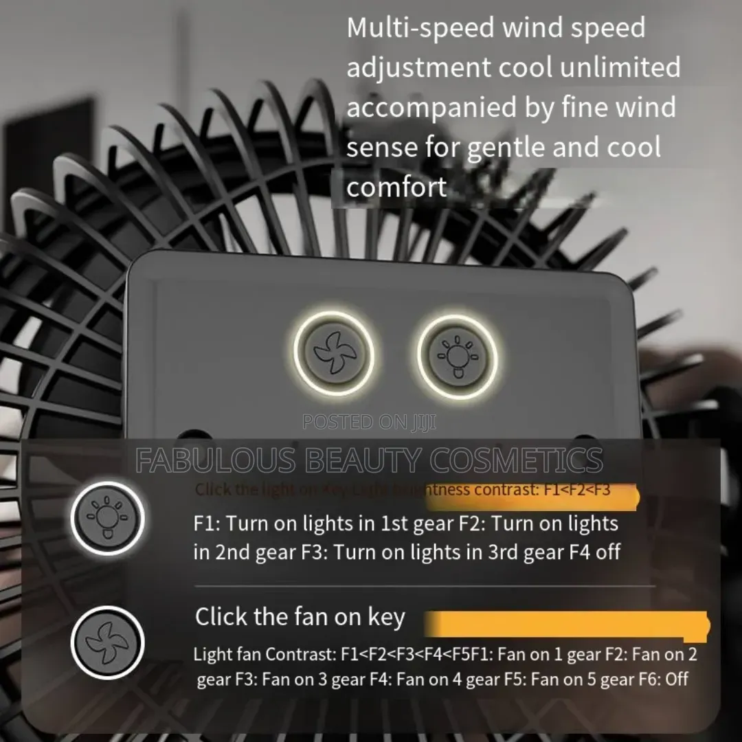 Multifunctional Desktop Dual-Head Fan (Fs-29)