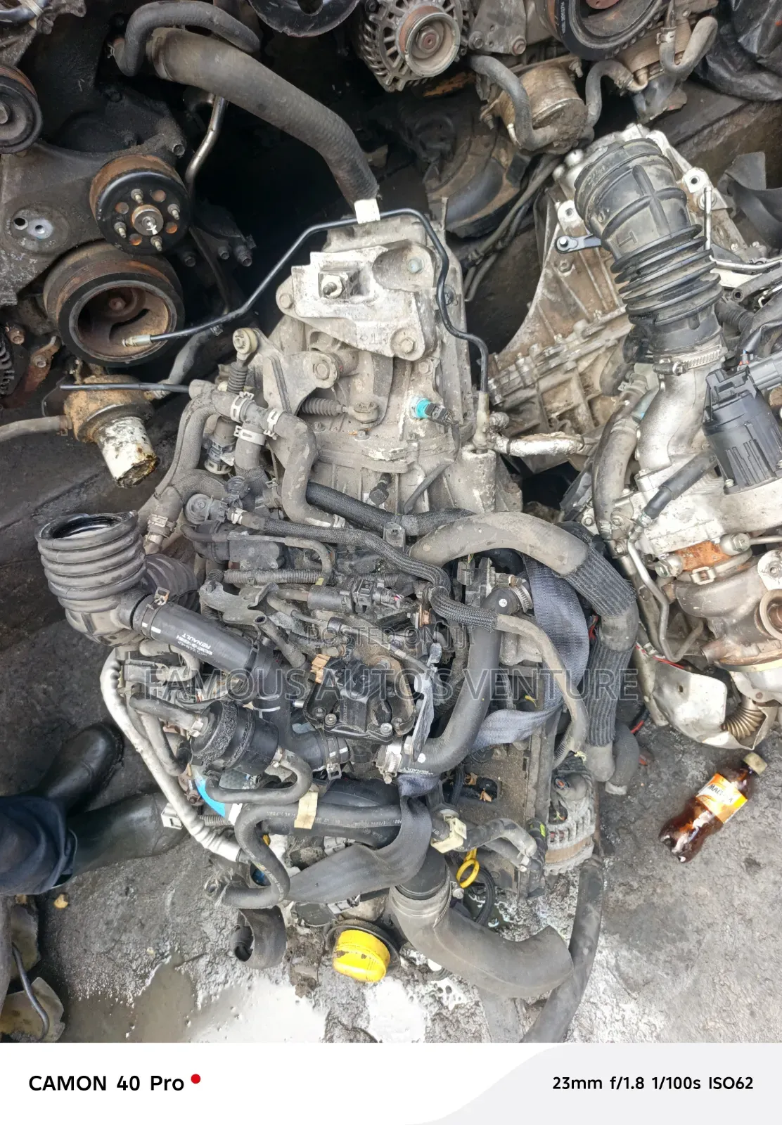 Engine and Manual Transmission Nissan Qashqai Turbo Charger Model