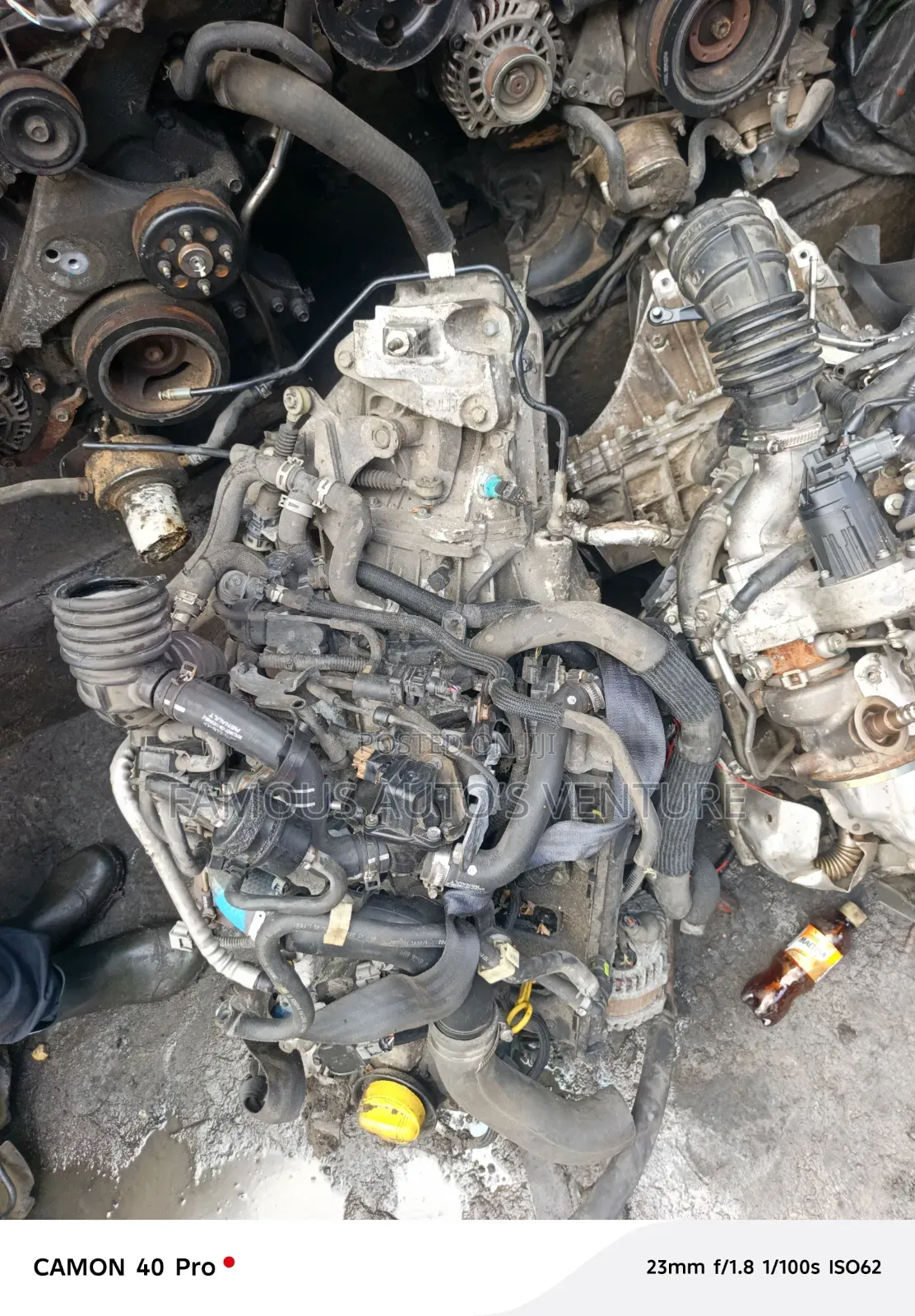 Engine and Manual Transmission Nissan Qashqai Turbo Charger Model