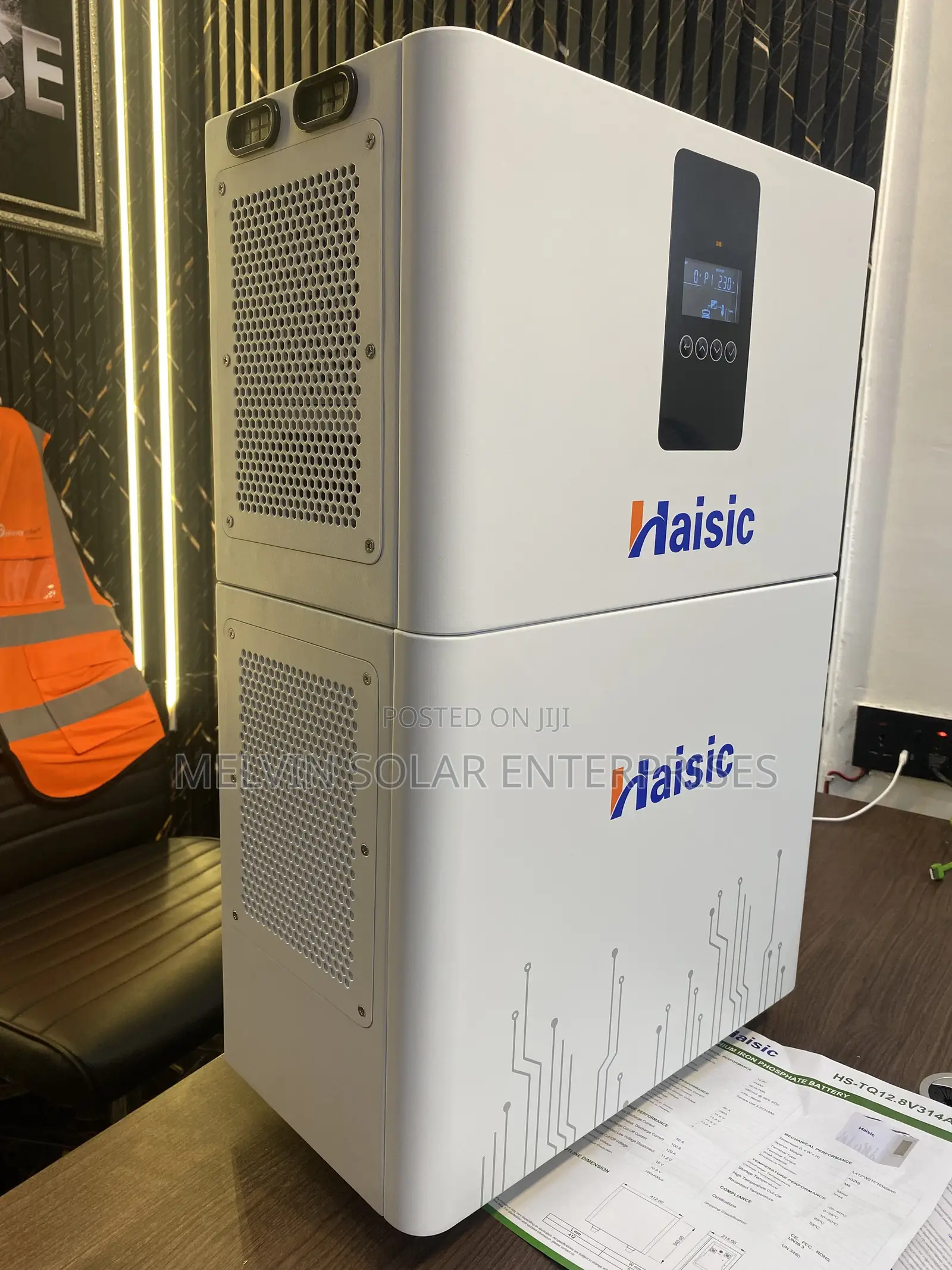 1.5kva/4kwh 12v Haisic Solar Generator Available in Store Now Dm