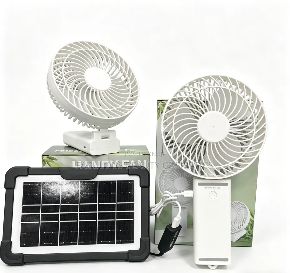 6′′ 2-in-1 Handheld Desktop Fan | 3-12h Runtime | Fast Charging
