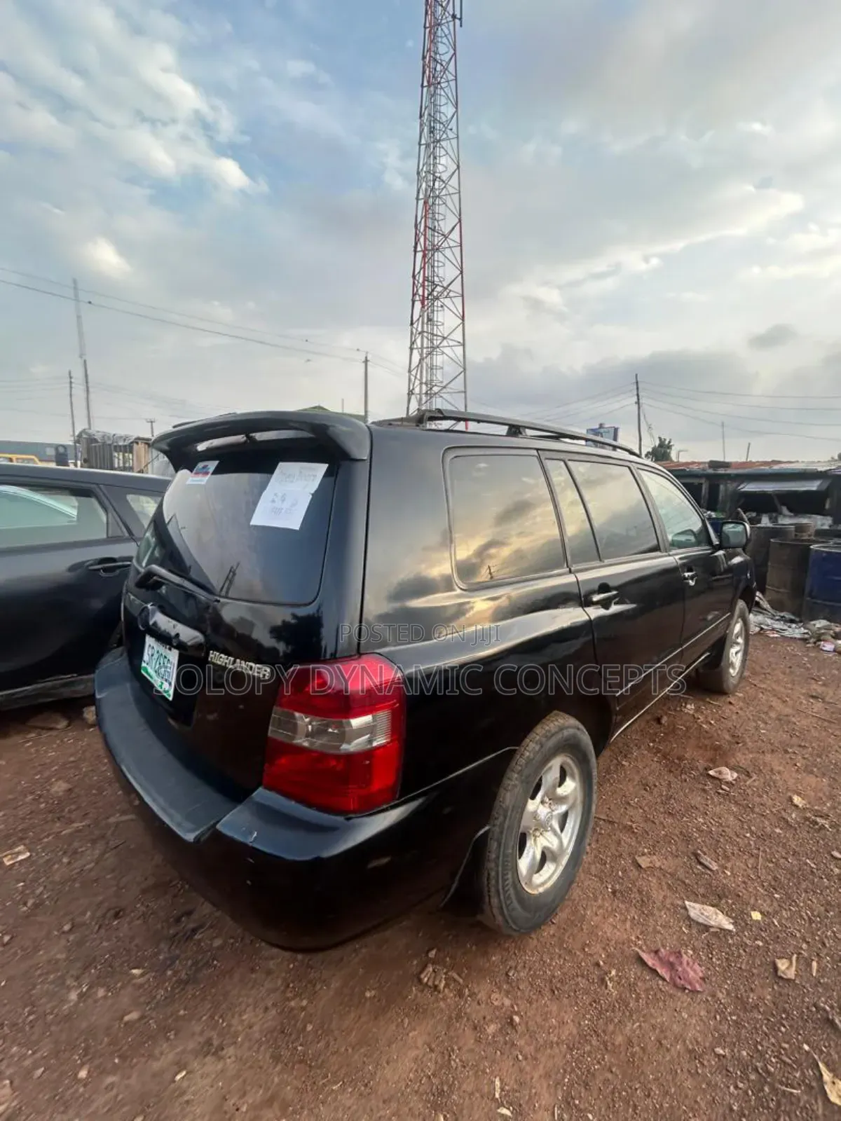 Toyota Highlander Base AWD 2004 Black