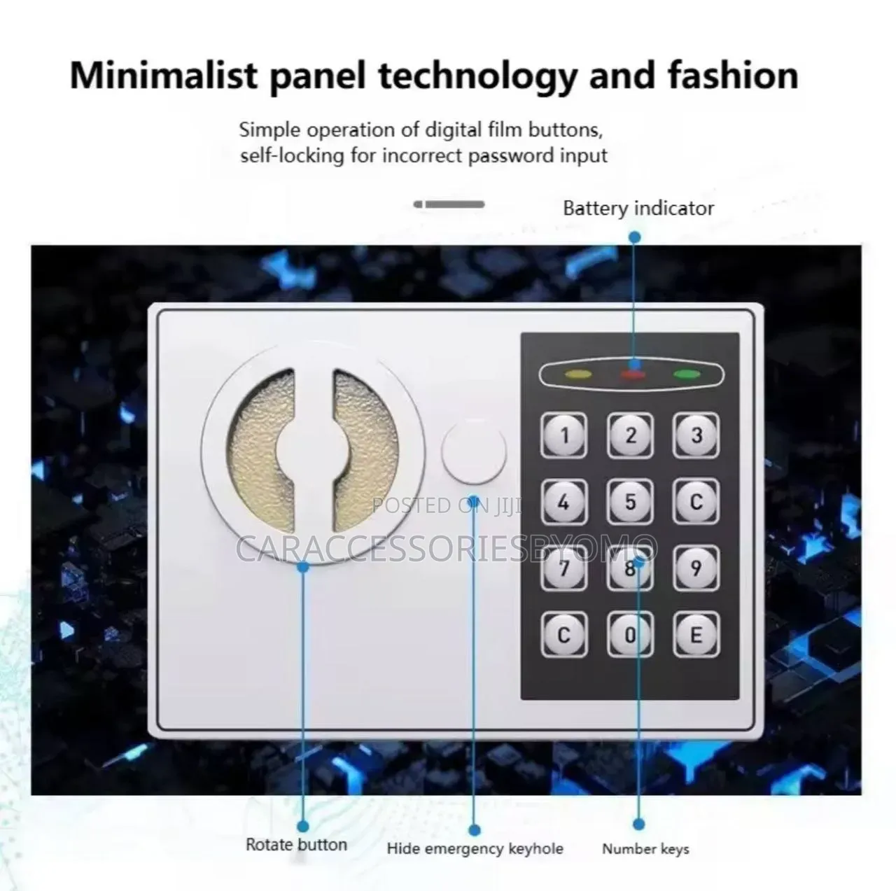 Safe Intelligent Password Entry Piggy Bank Storage Box
