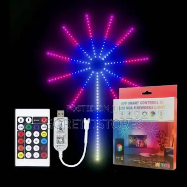 App Smart Control Ic Led RGB Fireworks Light