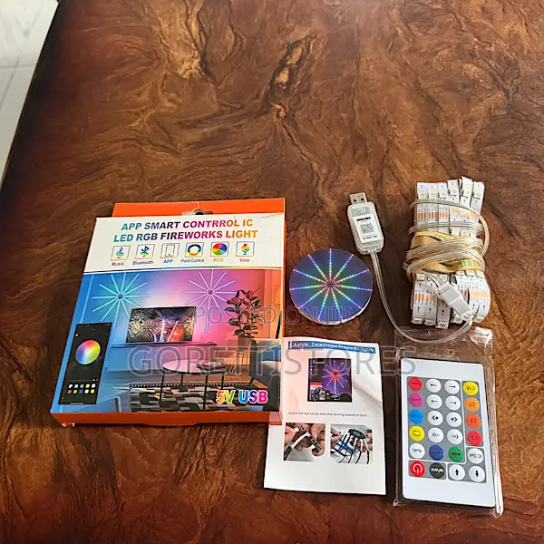 App Smart Control Ic Led RGB Fireworks Light