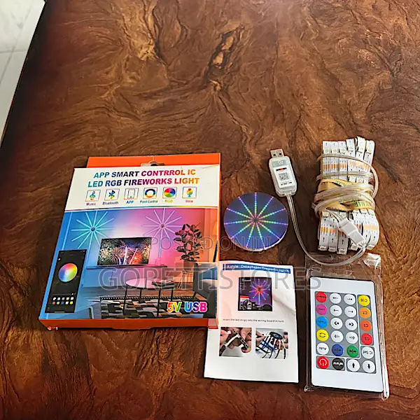 App Smart Control Ic Led RGB Fireworks Light
