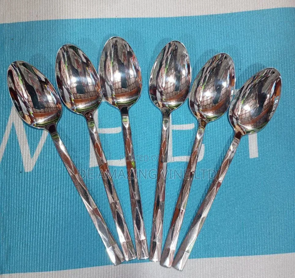 6pcs Gold and Silver Spoons
