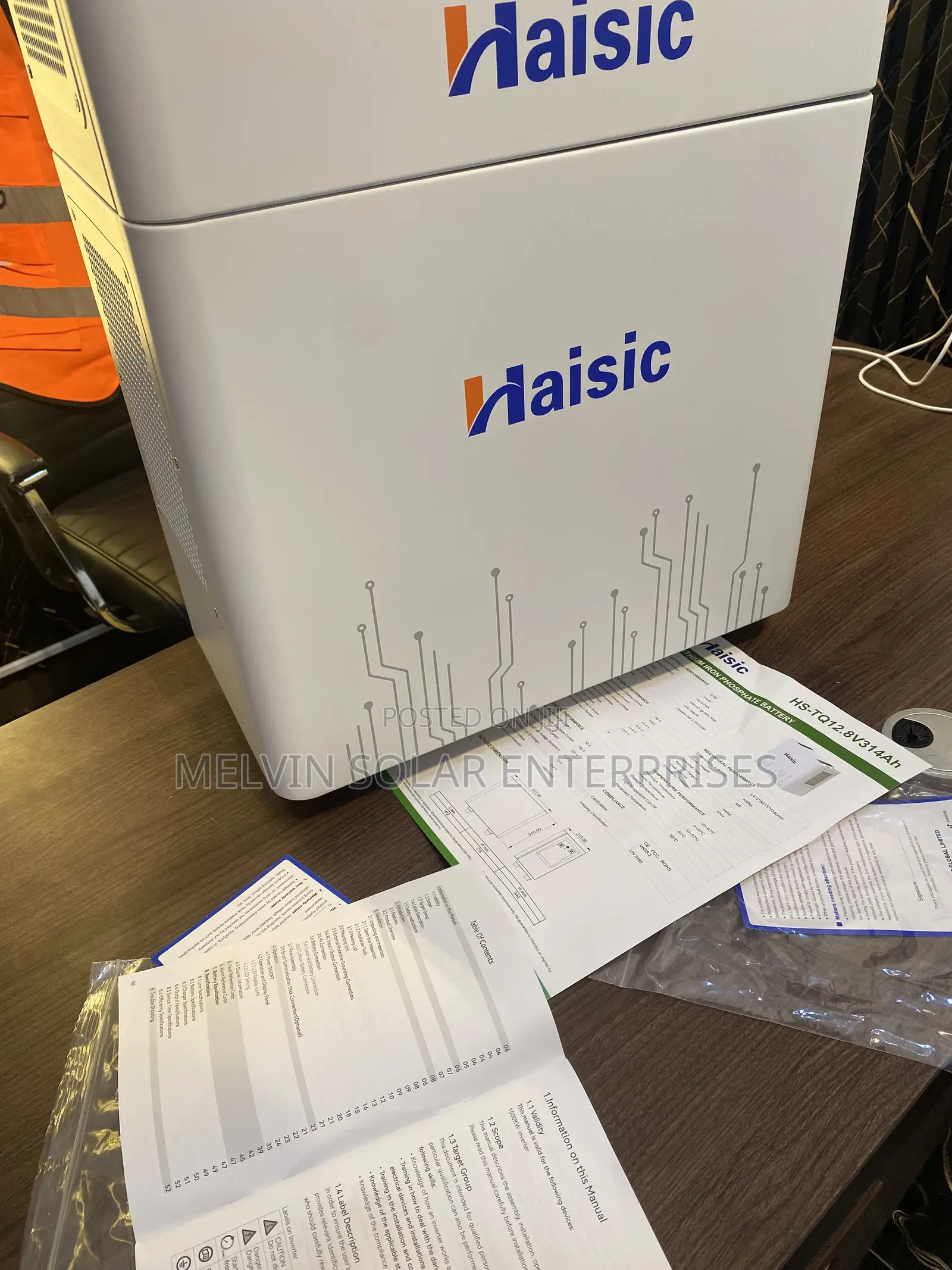 1.5kva/4kwh 12v Haisic Solar All in One Solar Generator Available Now