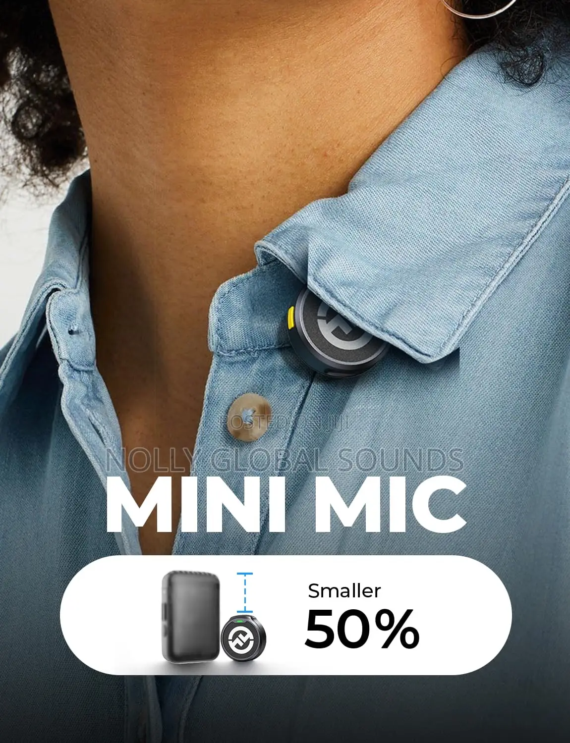 Hollyland Lark M2 Mini Magnetic Wireless Microphone For Phone And More
