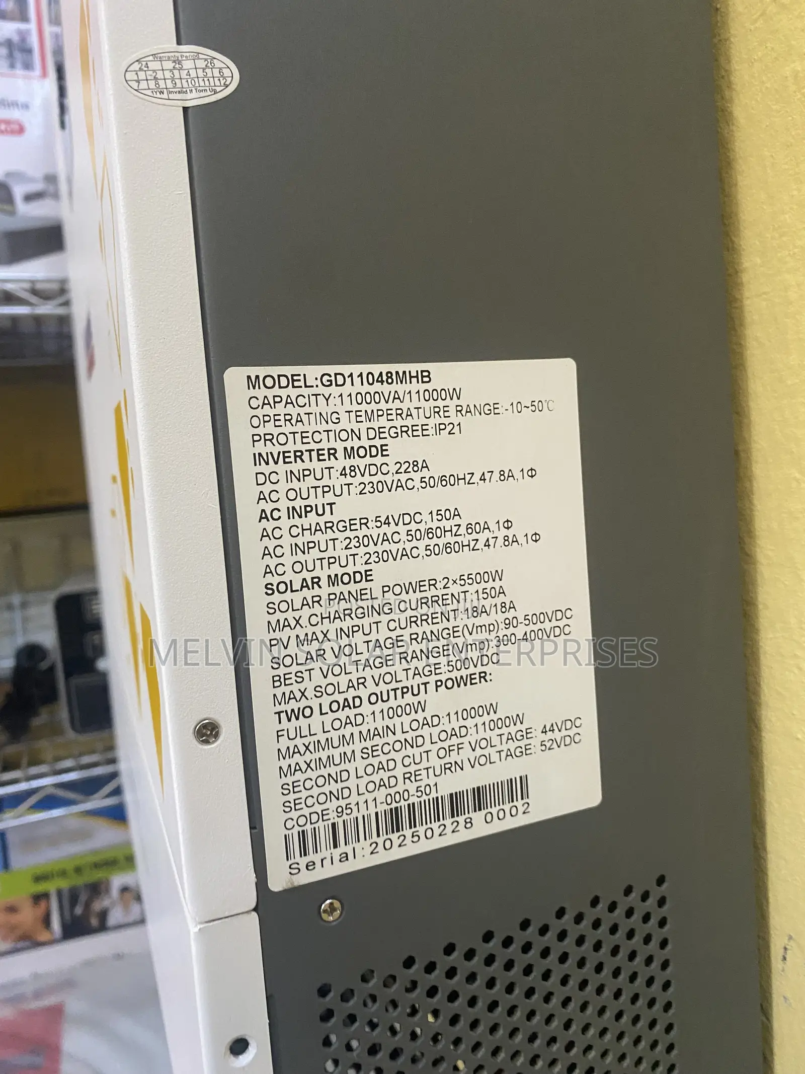 11kva 48v Transformerless Solar Pure Sine Wave Inverter Available Now