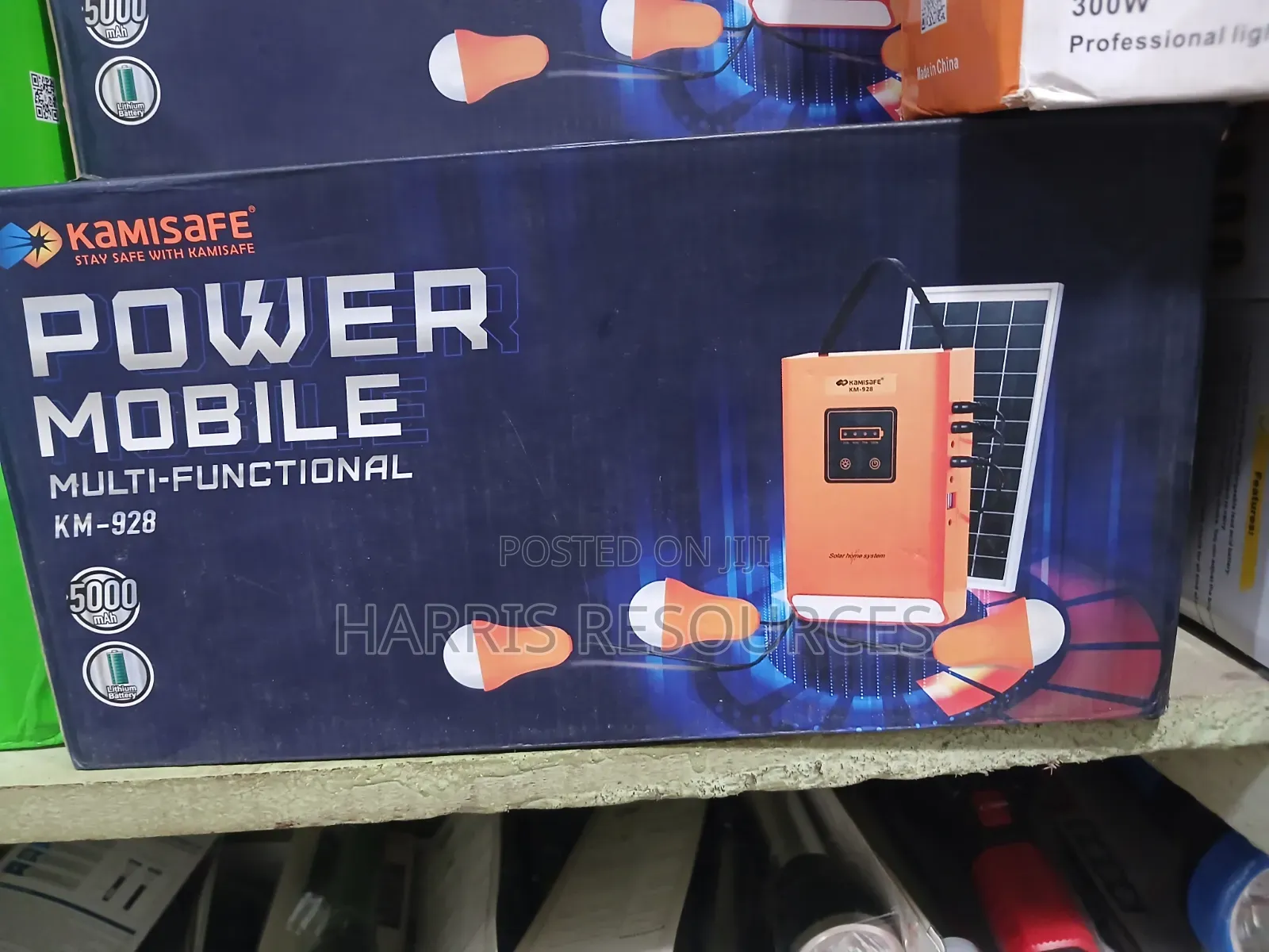 Kamisafe Power Mobile Km-928 Solar System With Bulbs