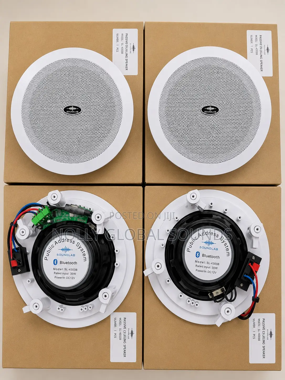 Soundlab 4in1 Bluetooth Ceiling Speaker (30watts)