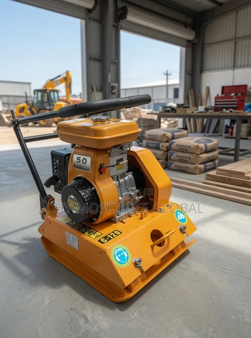 Plate Compactor Machine (Petrol Engine C-120/120kg)
