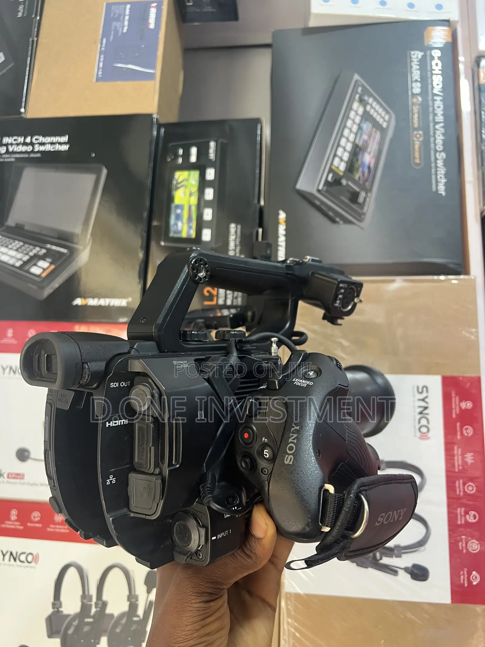 Sony Fs5 Mark Ii Xdcam Video Camera With Ef 18-200 Mm Lens