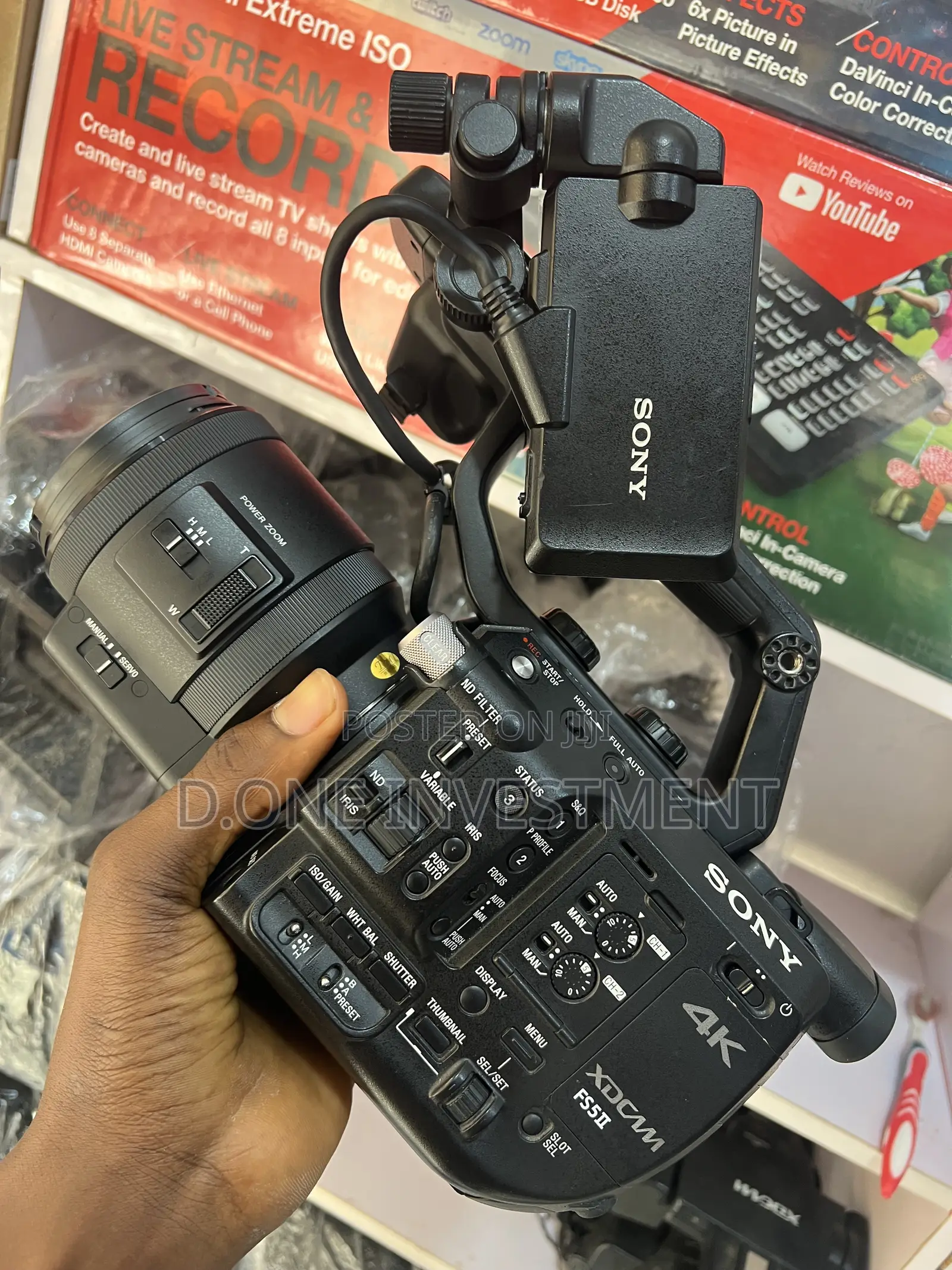 Sony Fs5 Mark Ii Xdcam Video Camera With Ef 18-200 Mm Lens