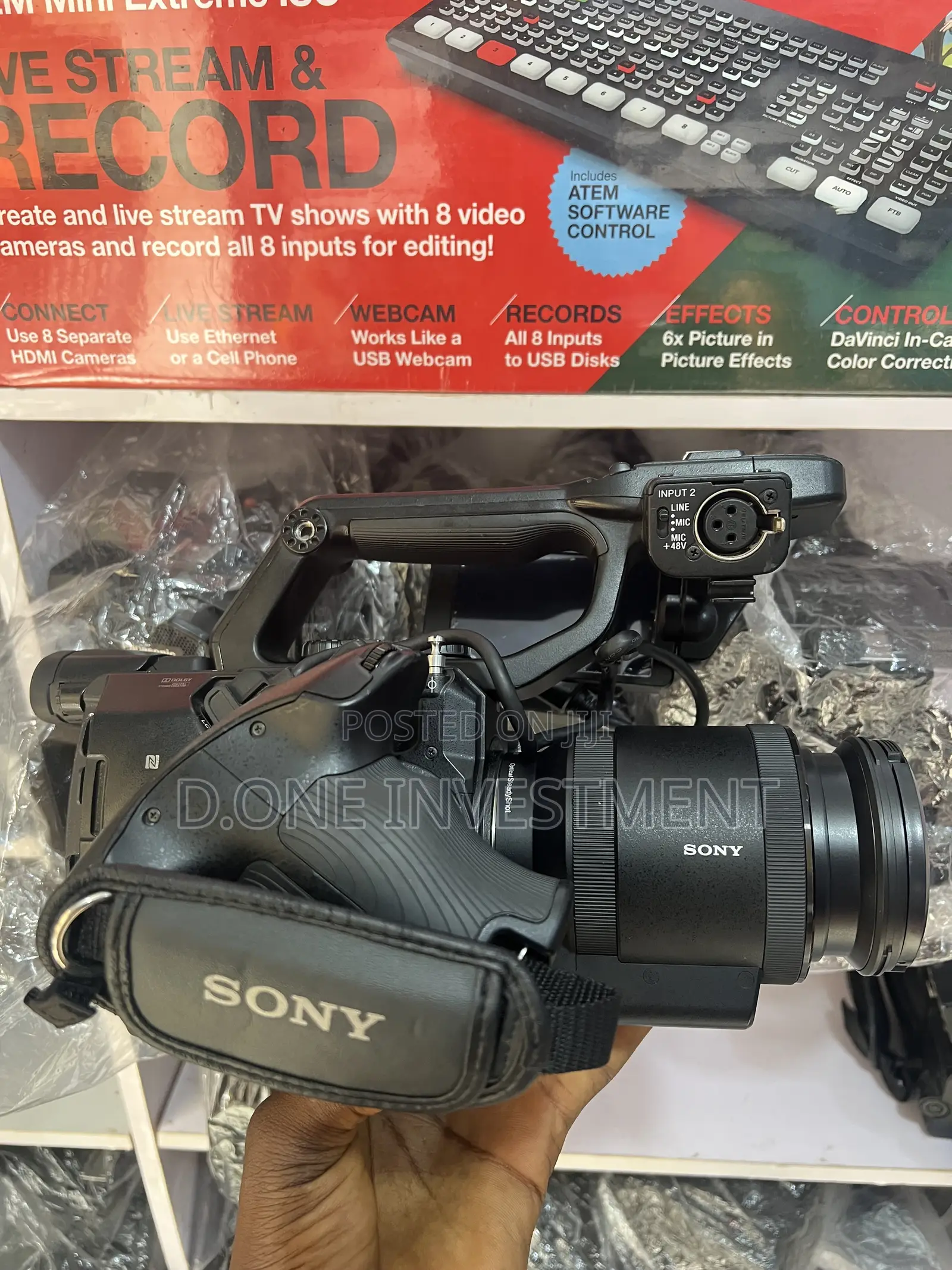 Sony Fs5 Mark Ii Xdcam Video Camera With Ef 18-200 Mm Lens
