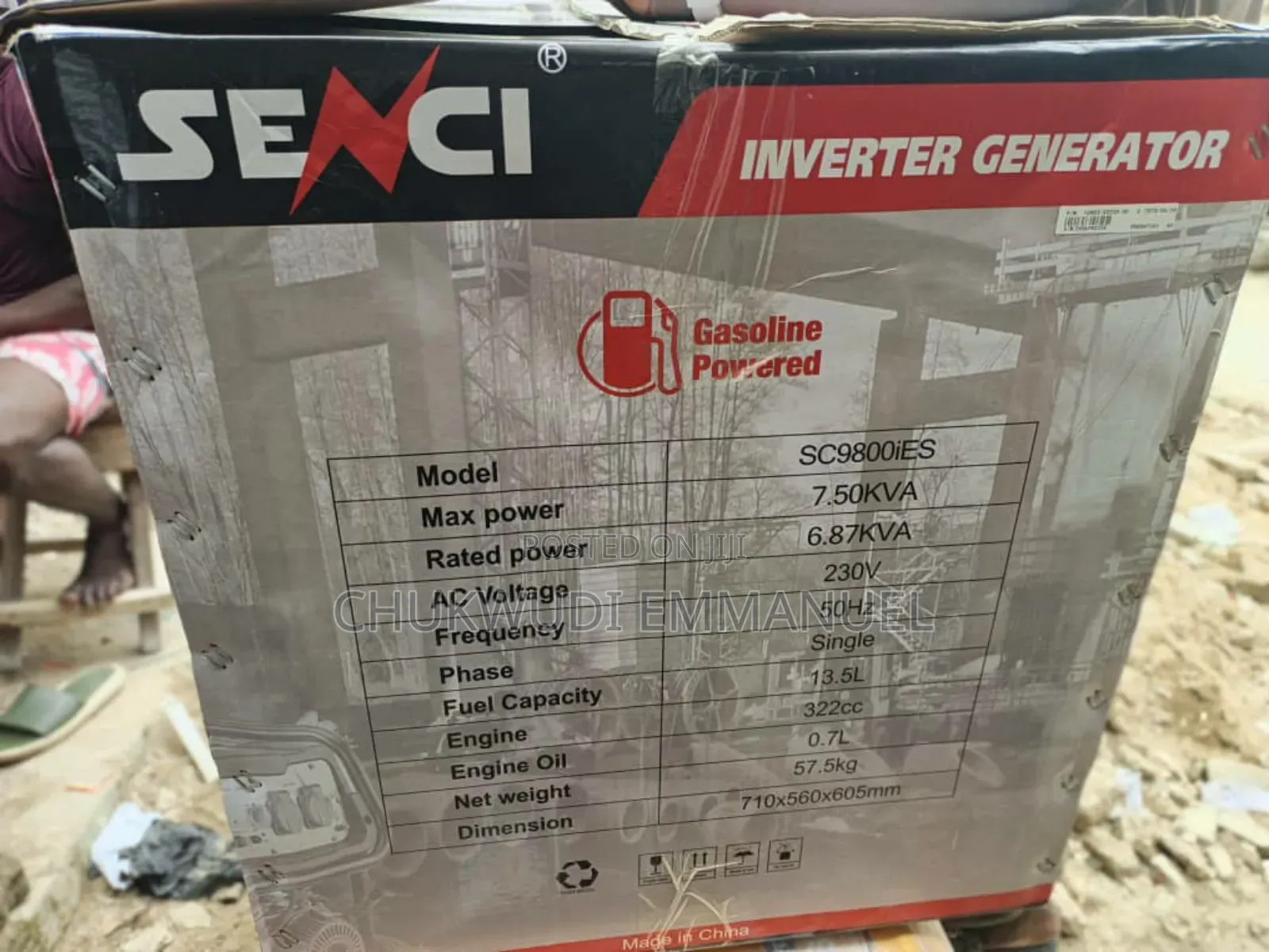 Senci 7.5kva Petrol Inverter Generator – Super Silent Fuel Efficient