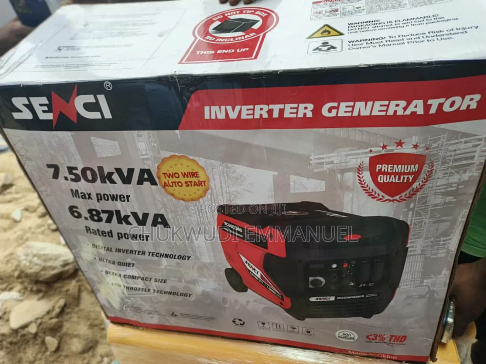 Senci 7.5kva Petrol Inverter Generator – Super Silent Fuel Efficient