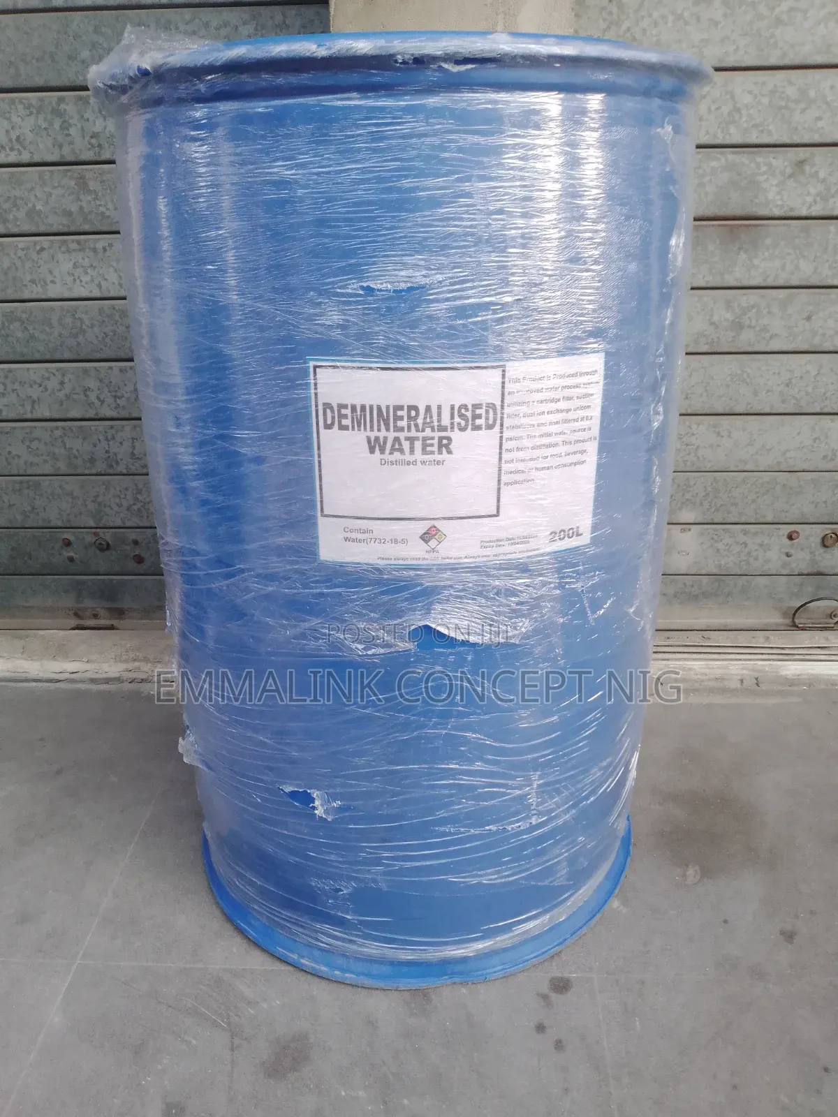 Demineralised Water 200l