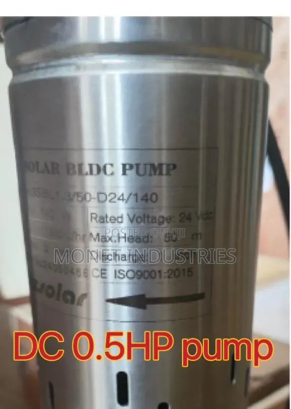 0.5hp Dc Solar Submersible Pump