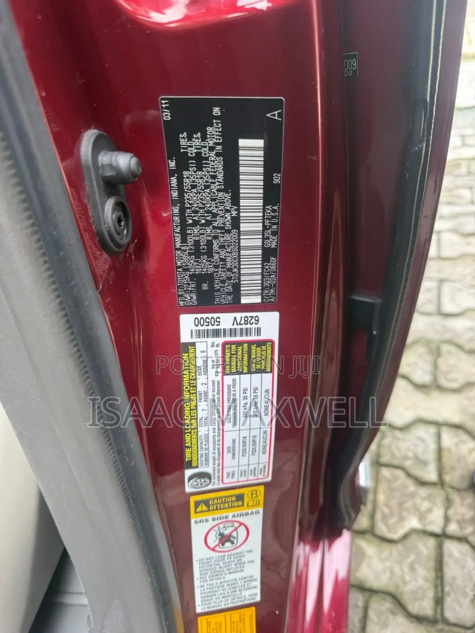 Toyota Sienna 2011 Red