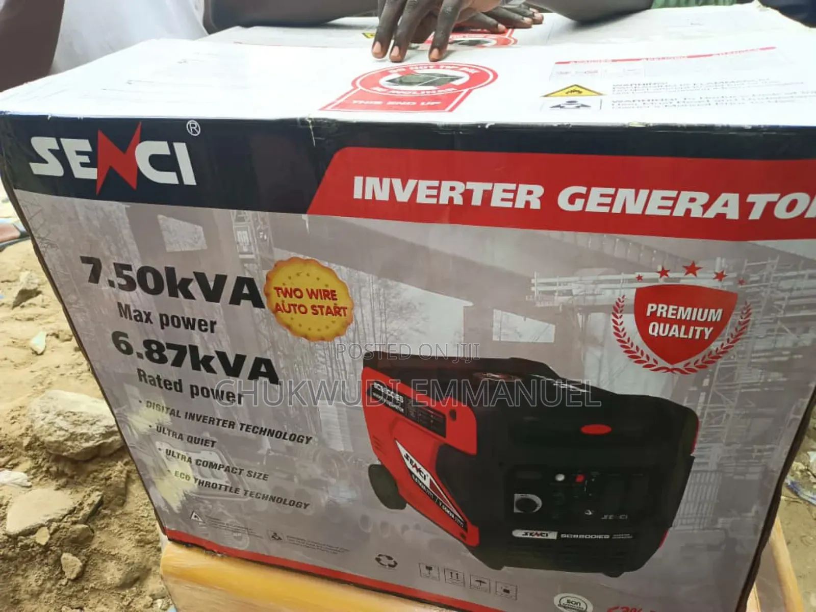 Senci 7.5kva Fuel Saving Petrol Inverter Generator