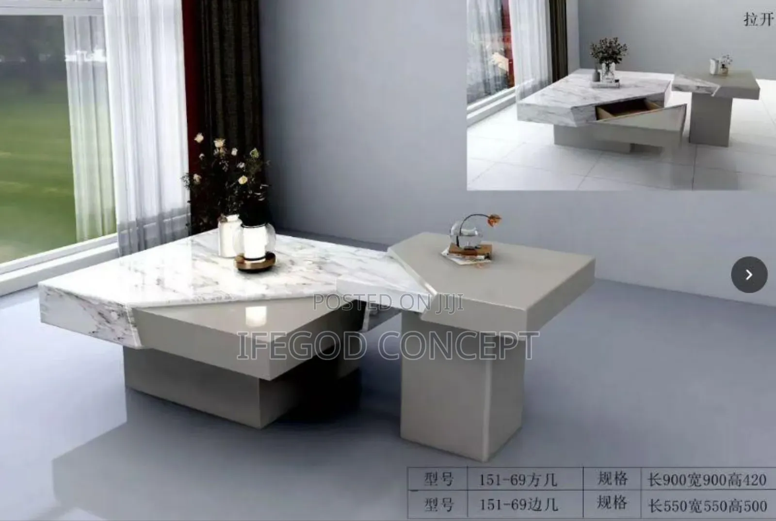 Modern Sofa Table Set