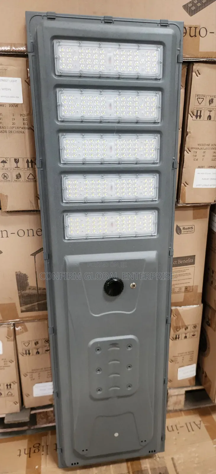 Powerful 200w 5 Eyes Industrial All-in-one Solar Street Light