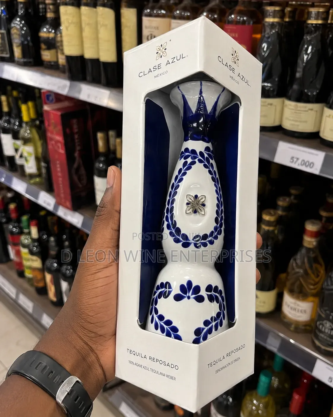 Azul Tequila Cartoon by ( 12 Bottles )