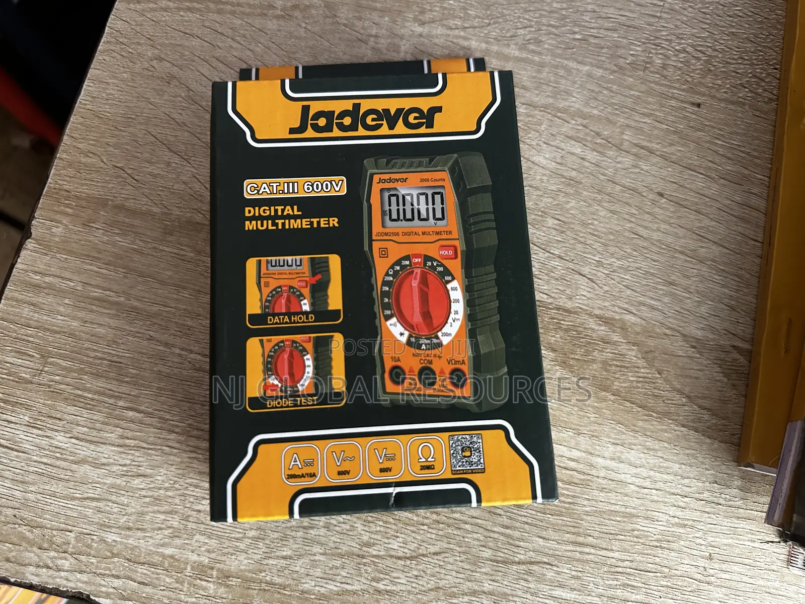 Digital Multimeter Jadever 600v