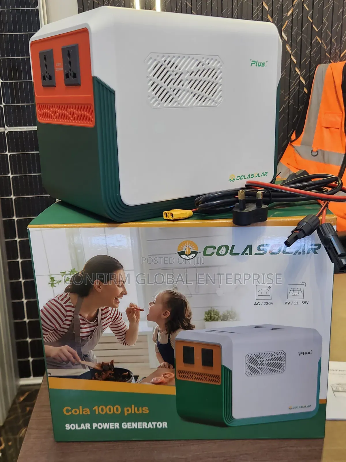 Cola 1000plus All-in-One Solar Generator With 500w Output