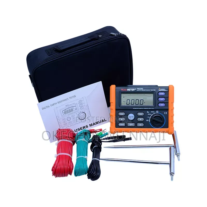 Peak Meter Pm2302 Digital Earth Resistance Tester