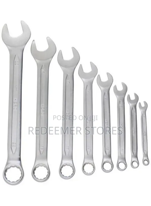 Wrench Set 8pcs Combination Spanner Set Tool Kit for Vehicle Motorcycl