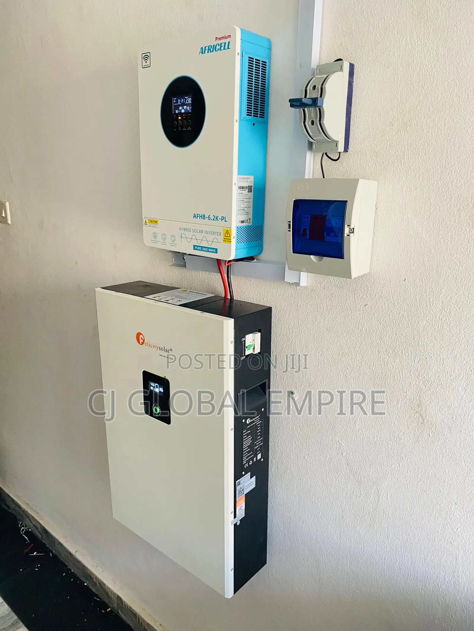 6.2kva by 5kwh 24v Solar System Full Installation